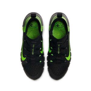NIKE FREE METCON 3 RW BLACK/ELECTRIC GREEN-DARK GREY,  WOMENS SIZE 8